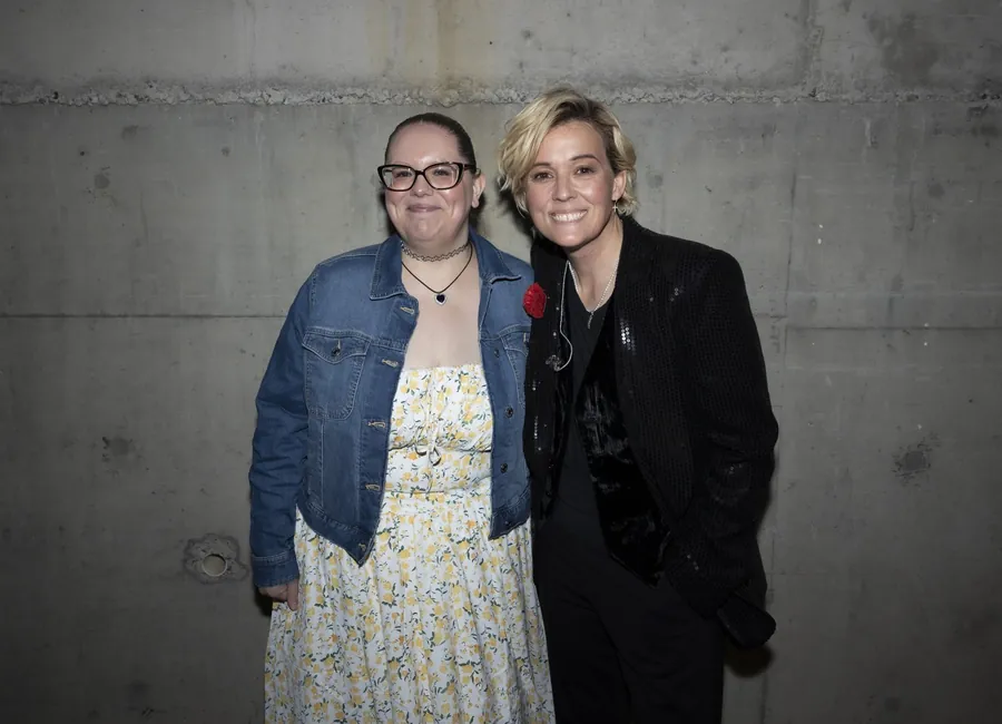 A Propeller winner meeting Brandi Carlile at The Gorge